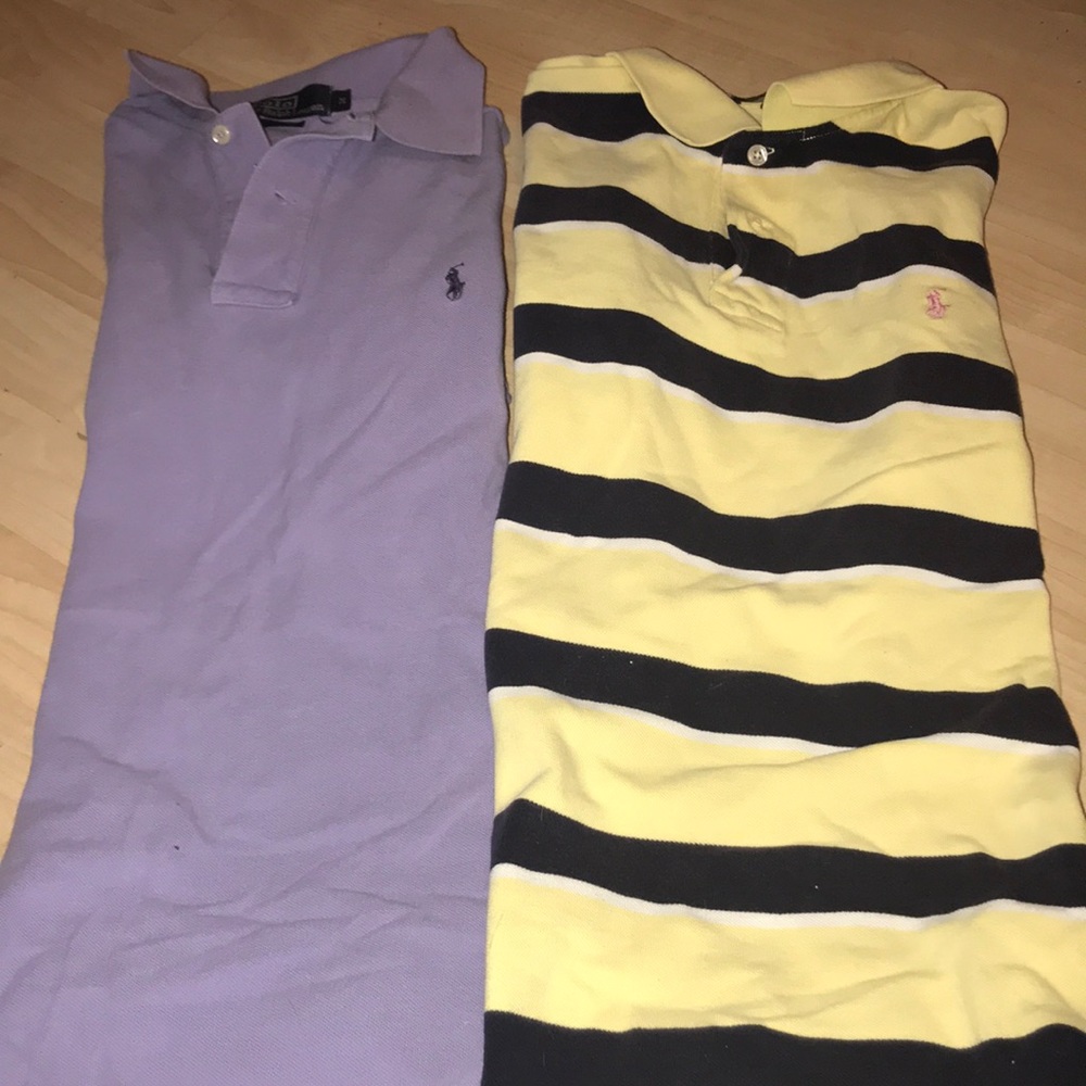 2 Men’s Polo by Ralph Lauren shirts size M, $30 for both shirts!